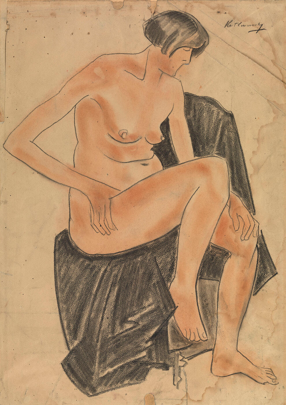 Seated Nude (Portrait of the Artist's First Wife)