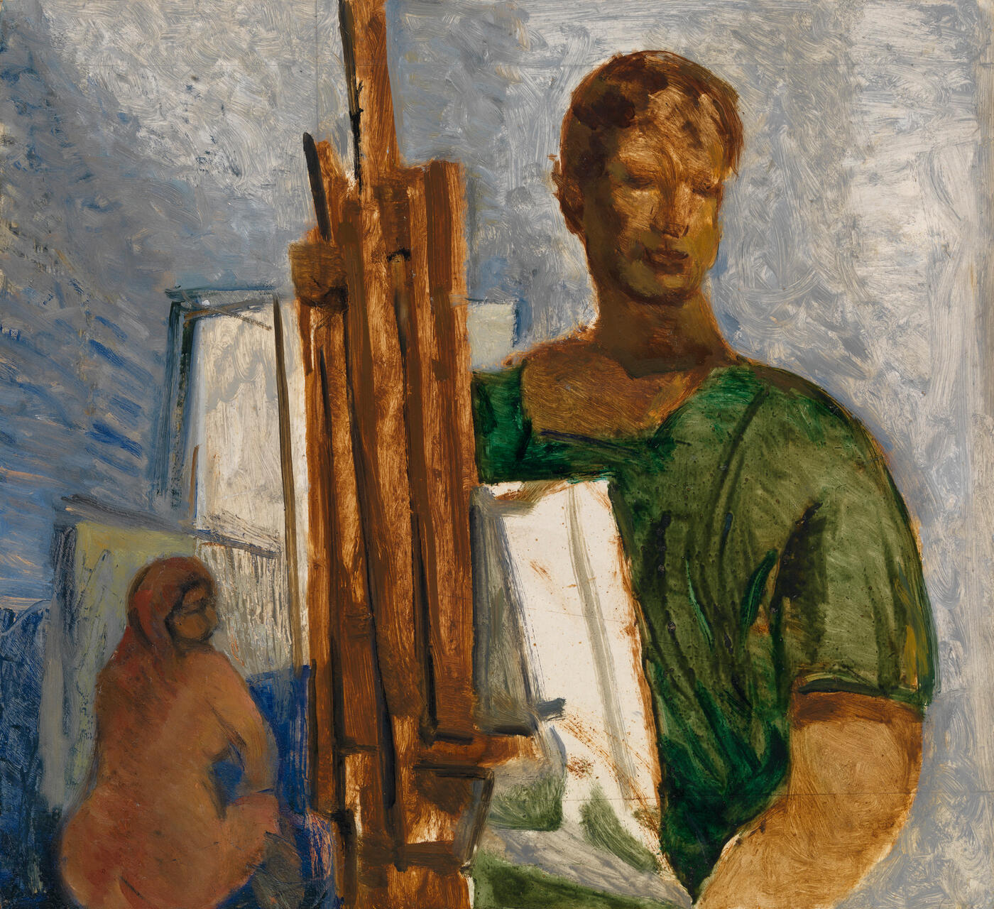 Self-Portrait with a Model