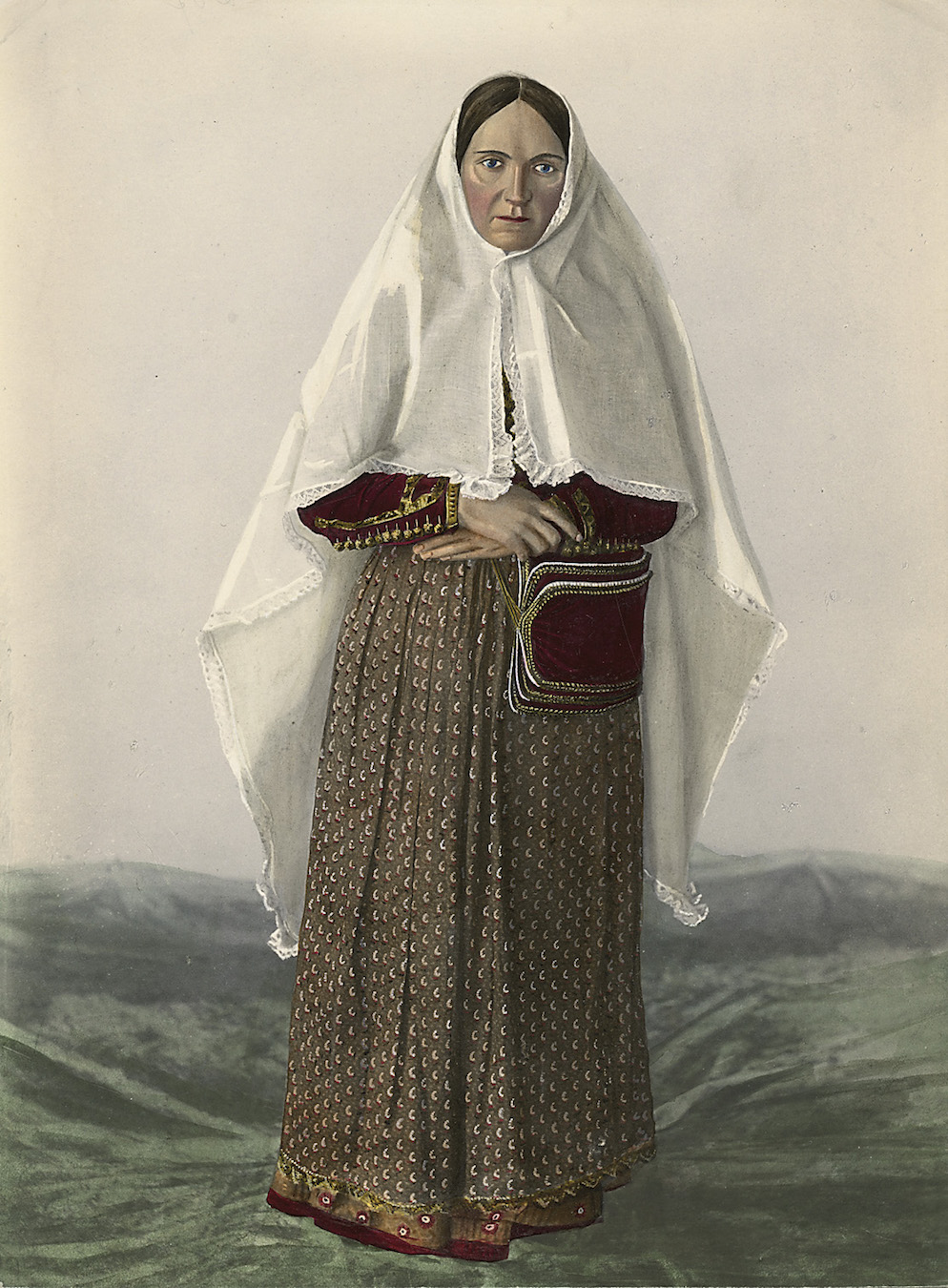 Montenegrin Woman form the Bay of Kotor Region