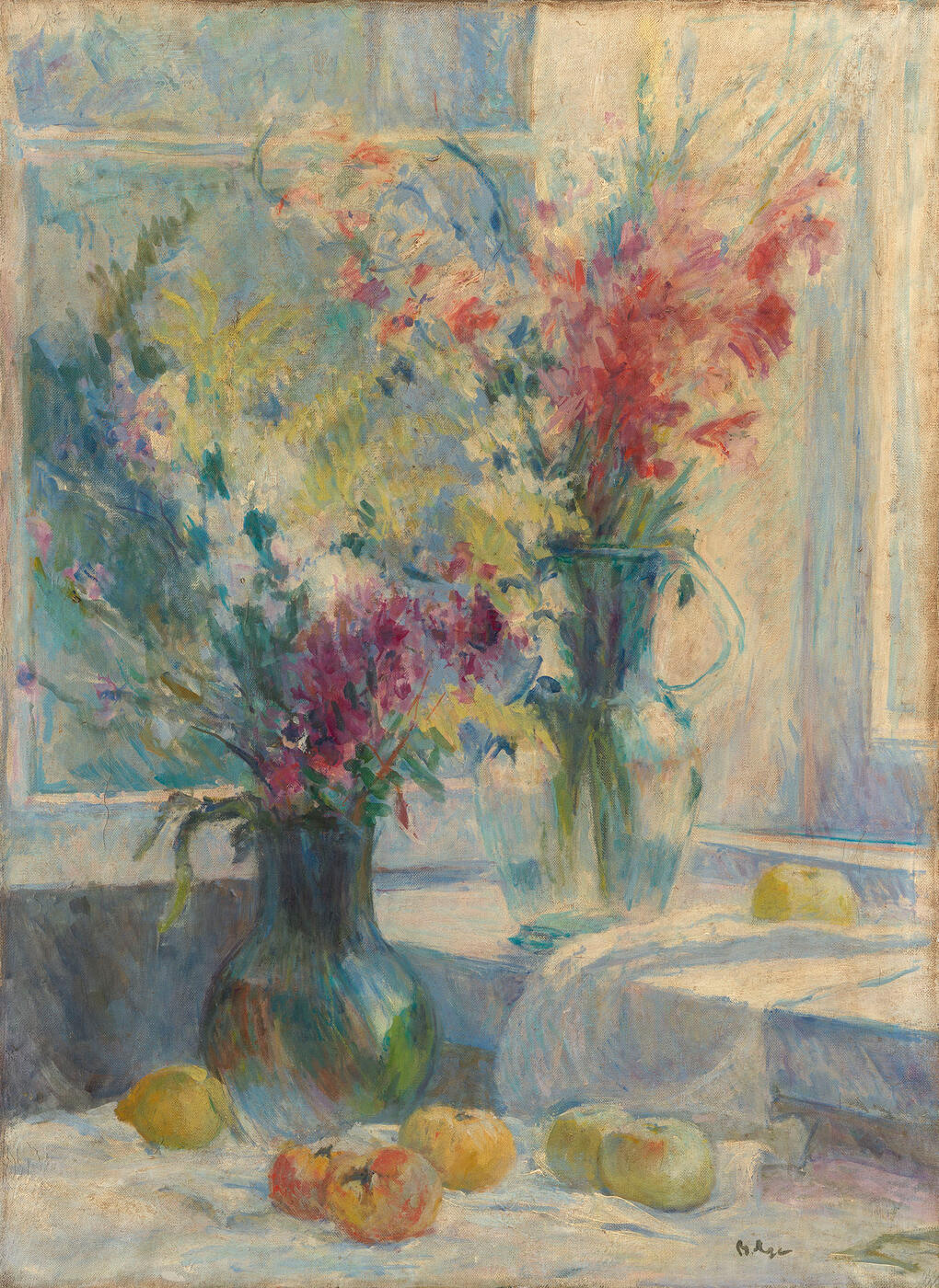 Still Life with Flowers in Two Vases