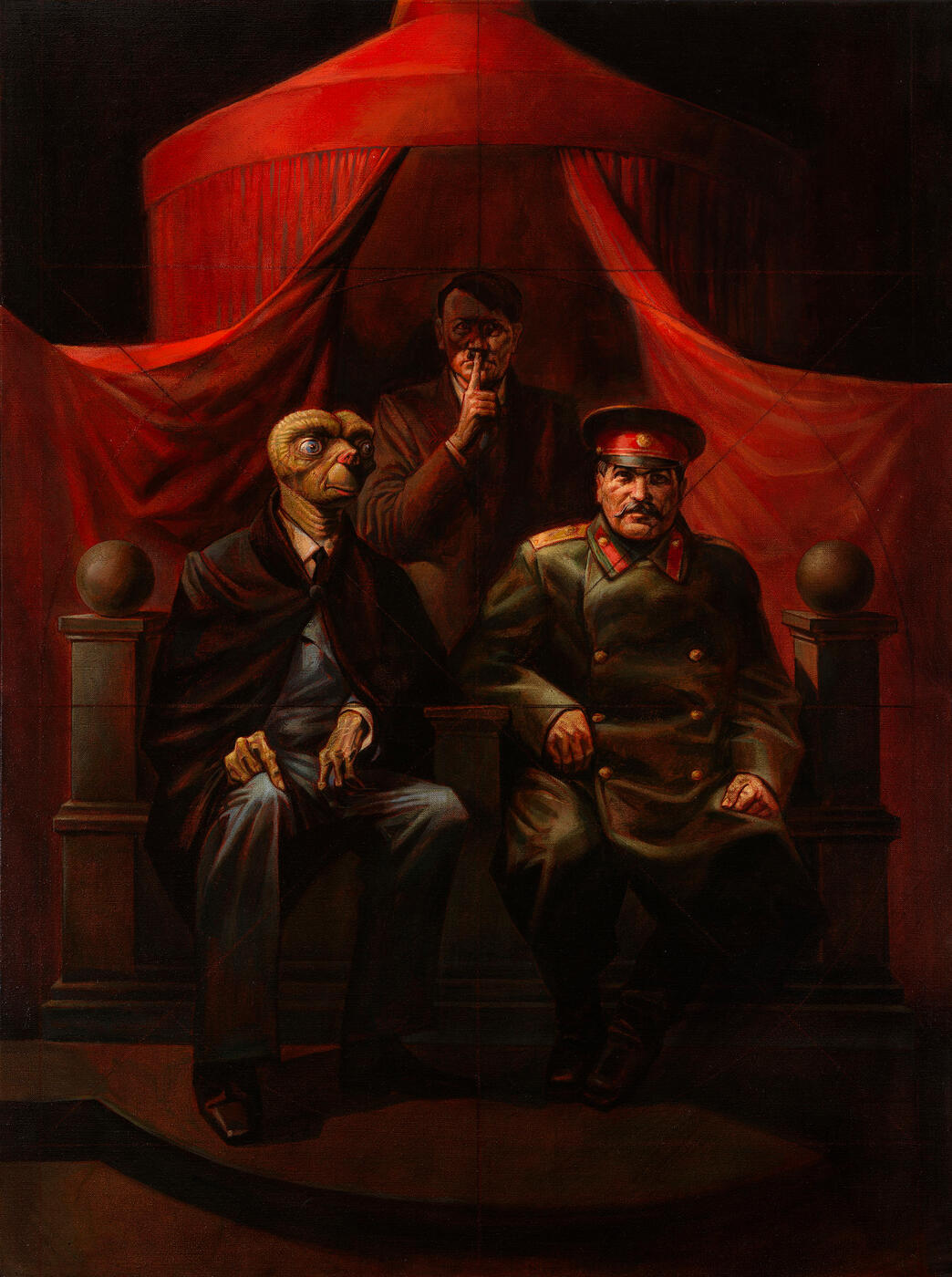 Yalta Conference, from the series “Nostalgic Socialist Realism”