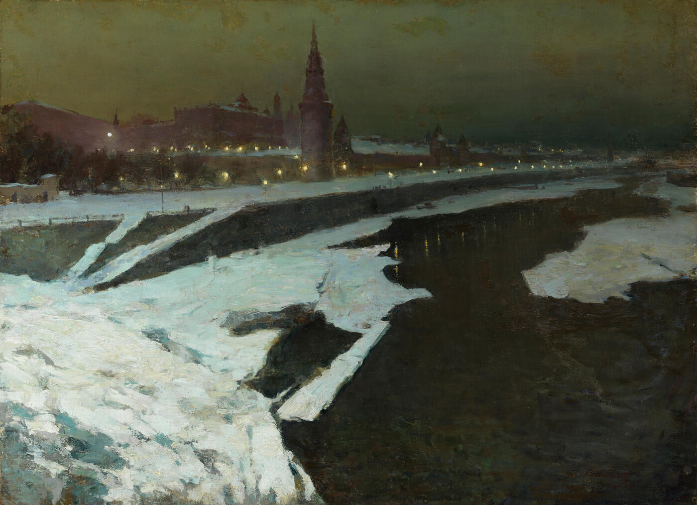 The Kremlin by Night