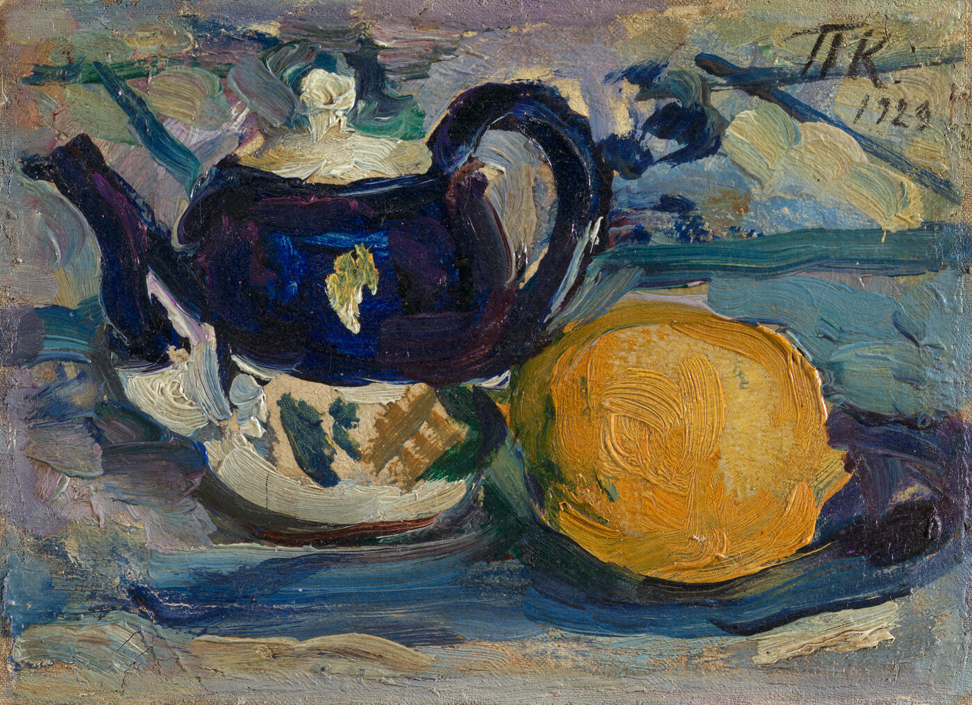 Still Life with a Lemon and a Teapot