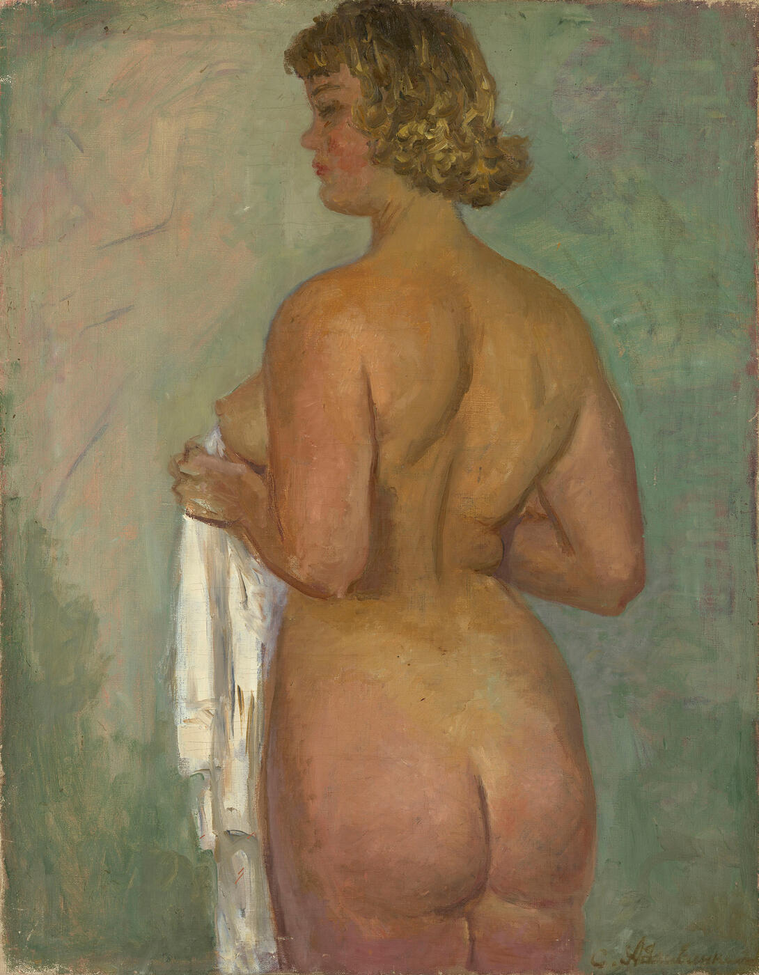 Nude with a Towel