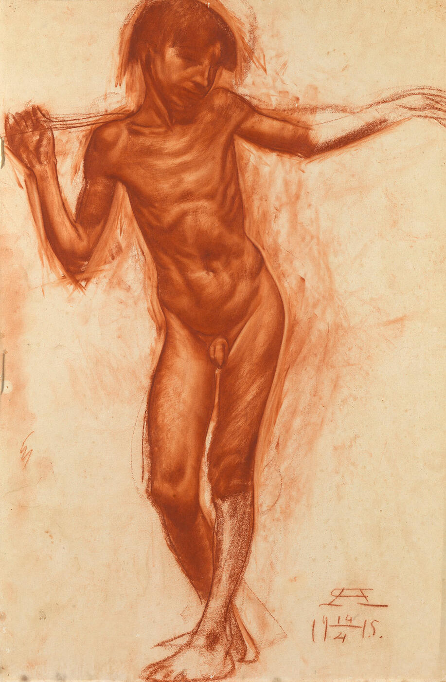 Nude Boy with a Stick