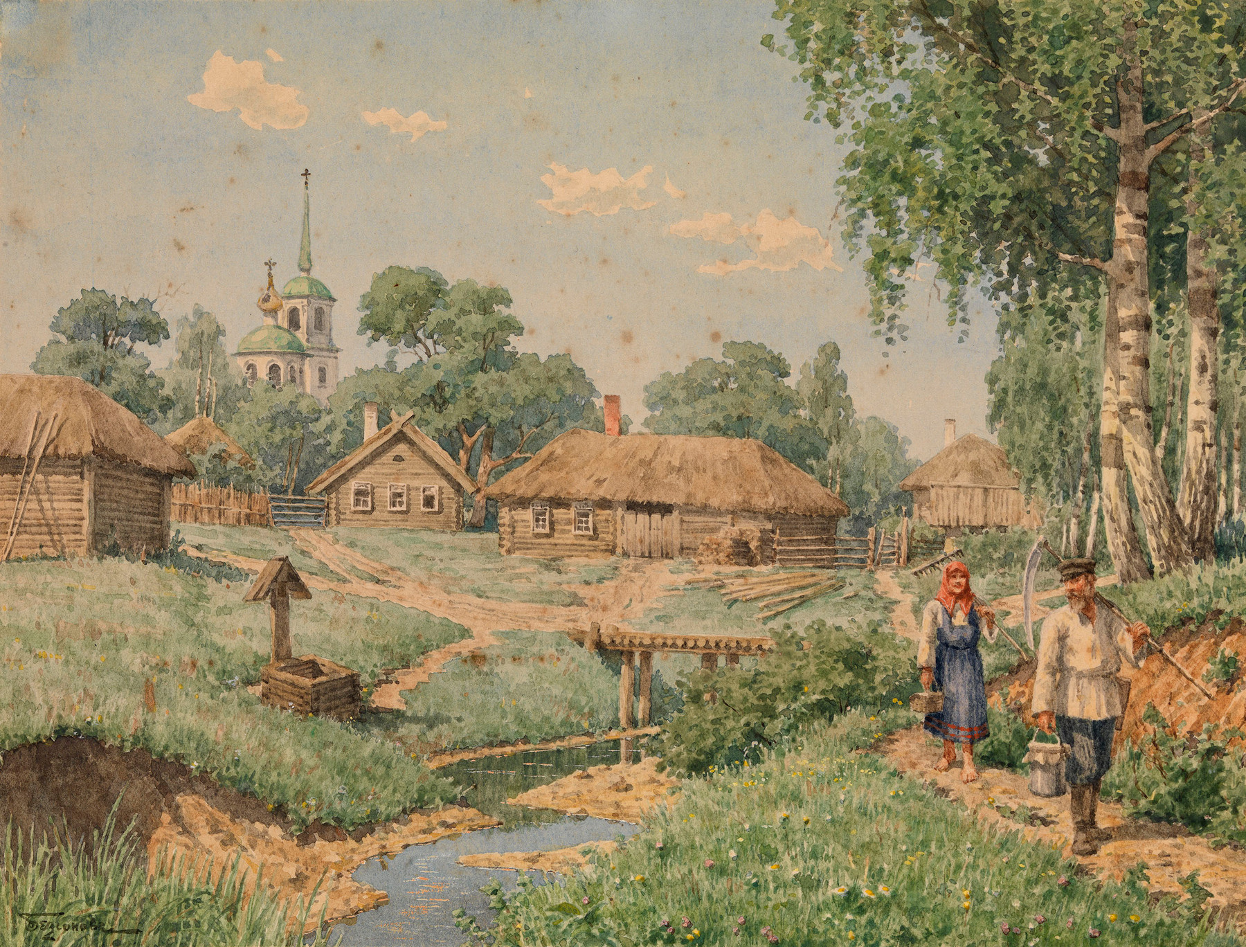 A Group of Three Country Scenes