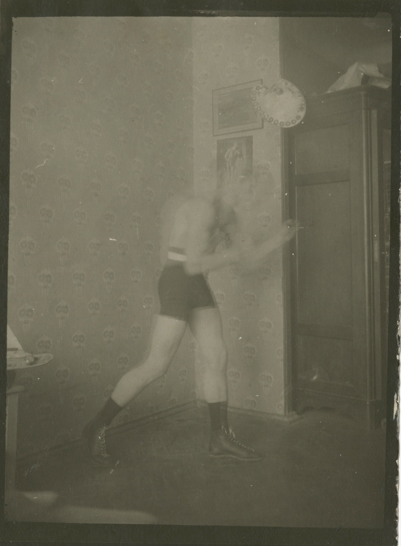 Standing Nude, Female Portrait, Seated Nude and Self-Portrait Boxing