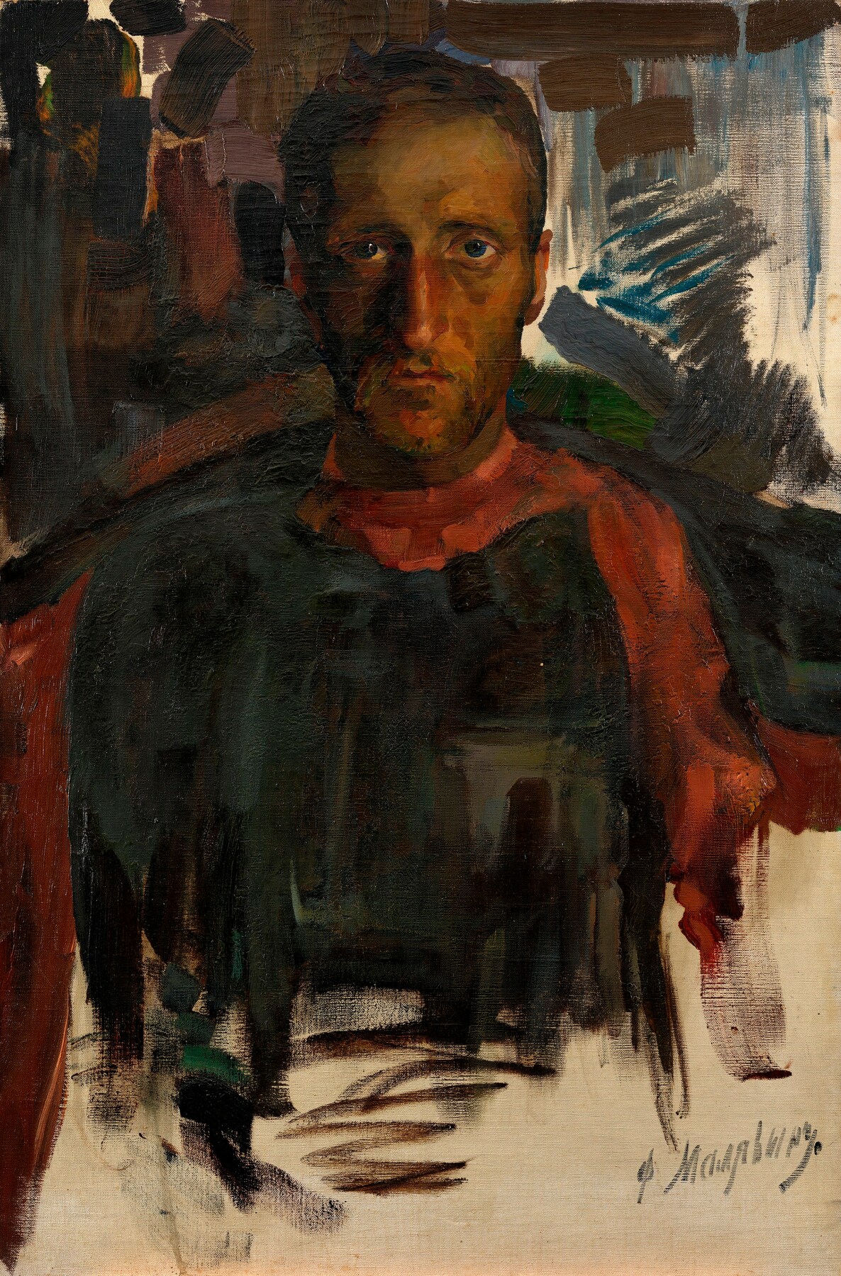 Portrait of a Man, possibly the poet Nikolai Gumilev