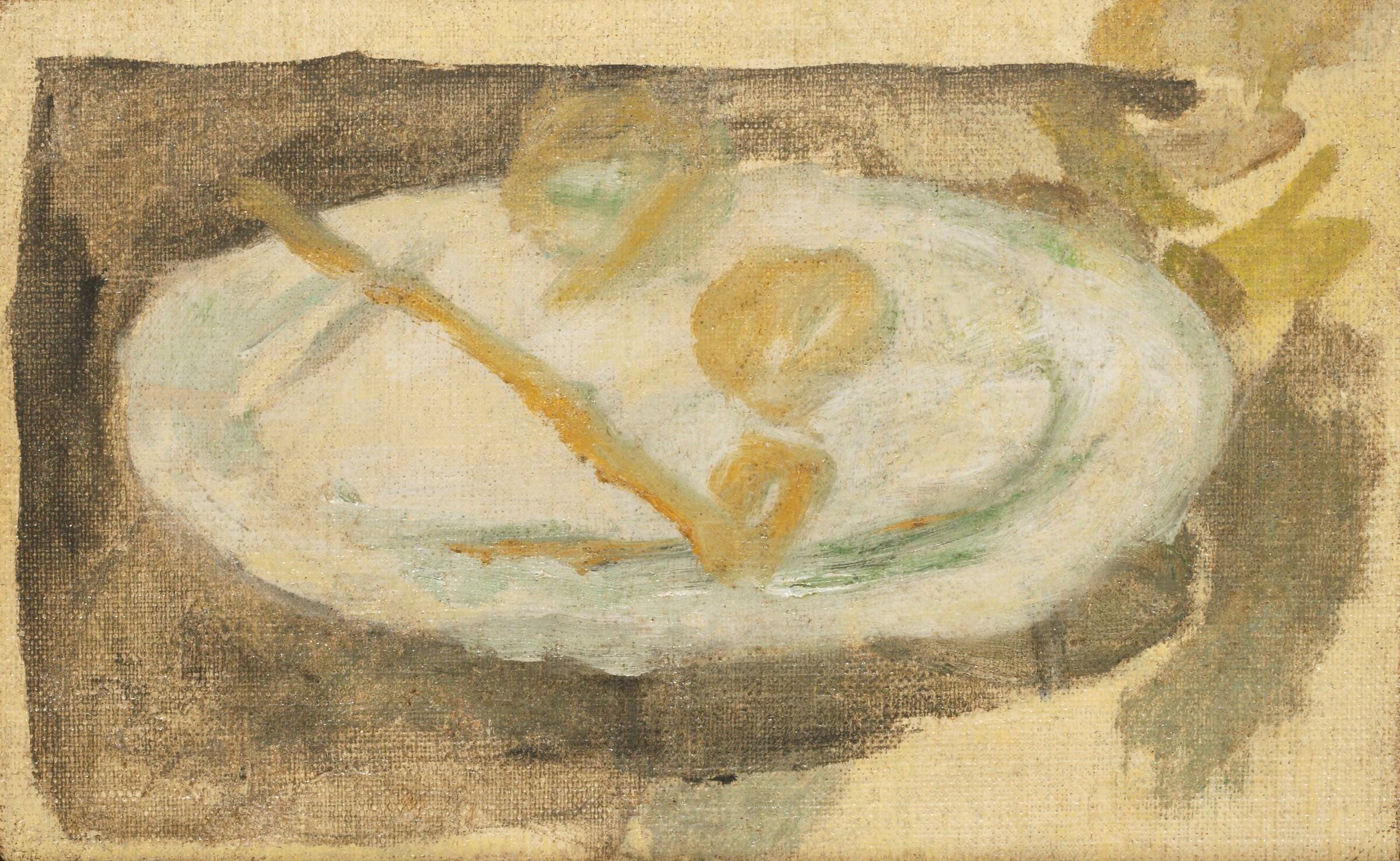 Plate with Fruit and a Pipe