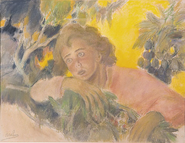 Young Boy with an Olive Branch