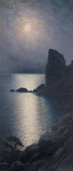 Seascape in a Moonlight