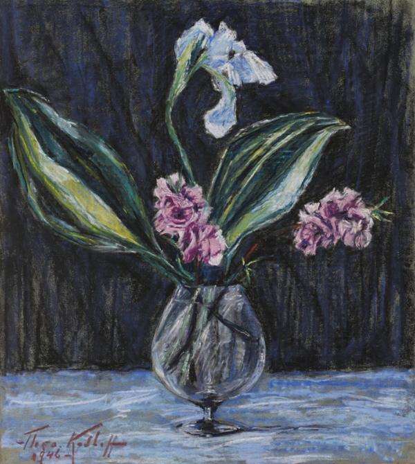 Still Life with Glass Vase