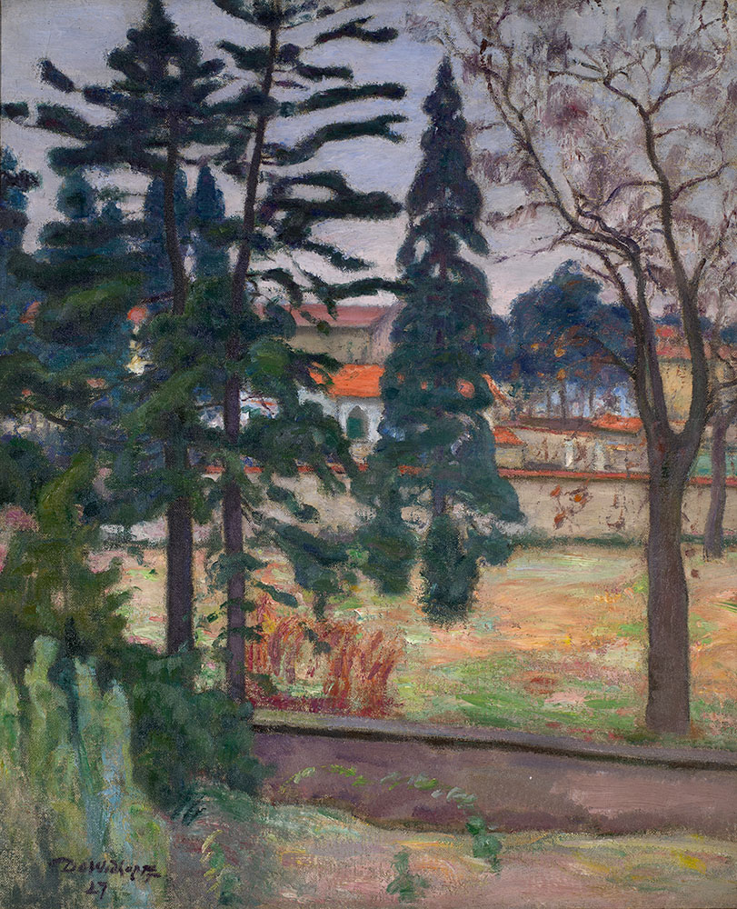 Landscape with Fir Trees