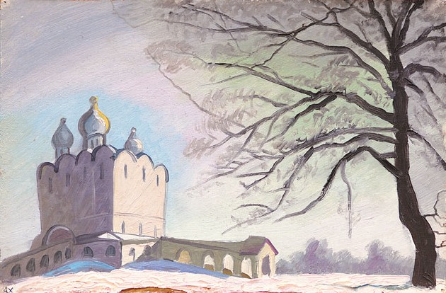 Novodevichy Monastery in Winter