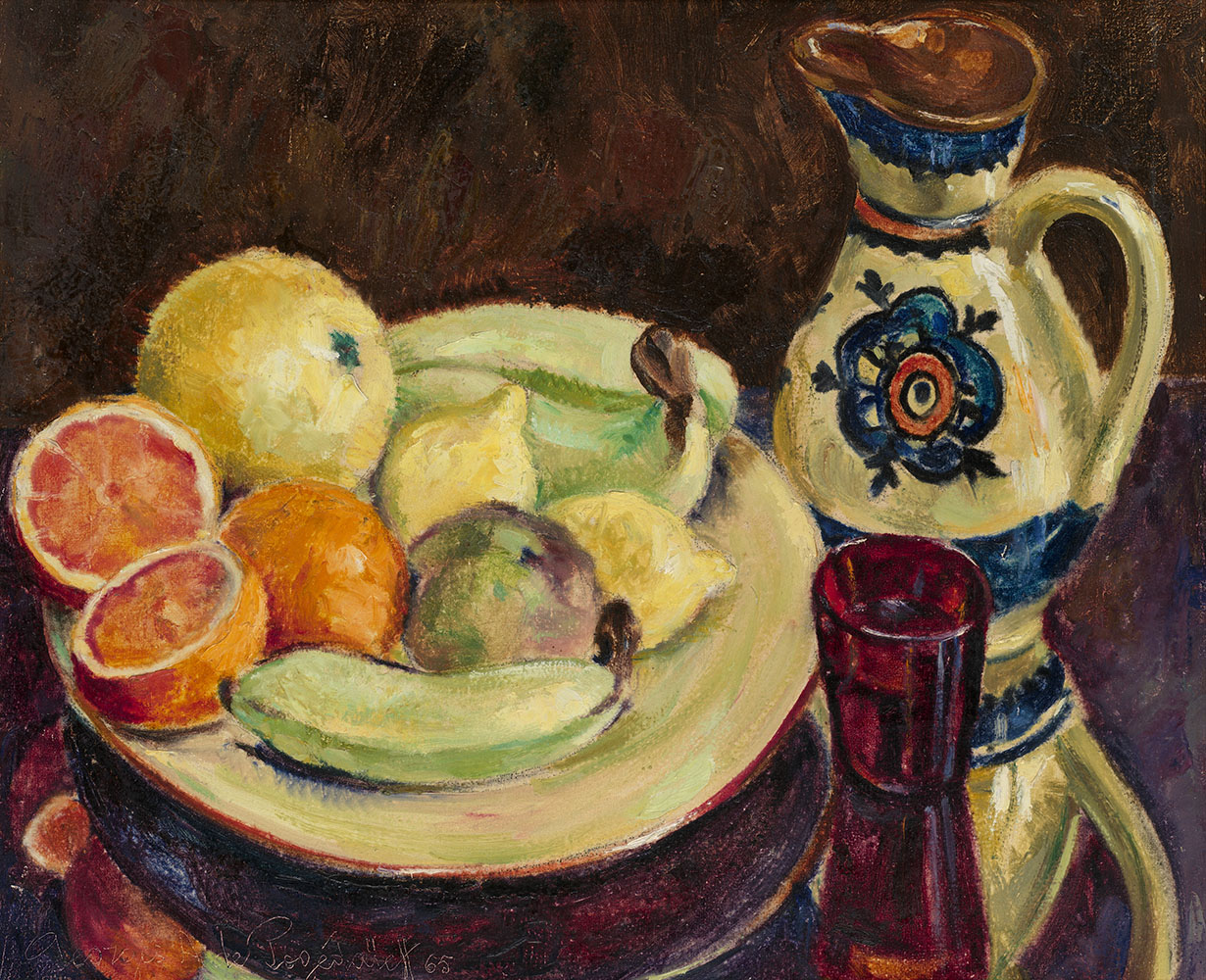 Still Life with Fruits and Jug