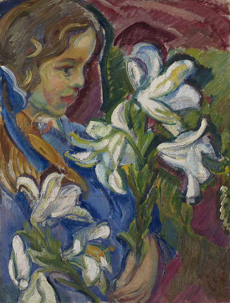 The Artist's Daughter with Lilies