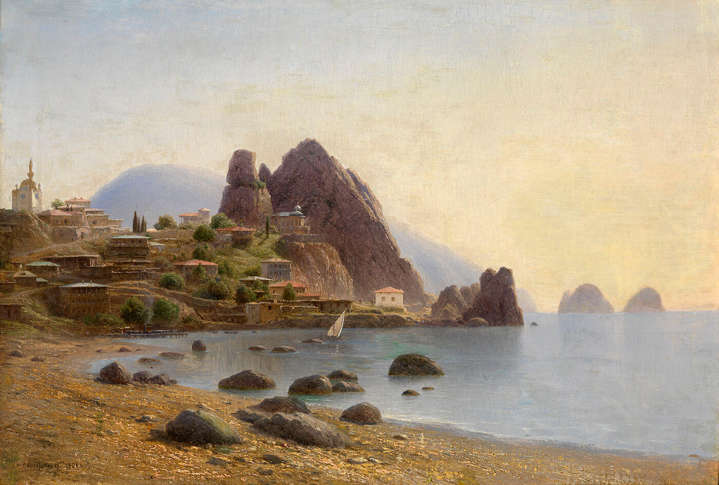 View of Gurzuf, Crimea