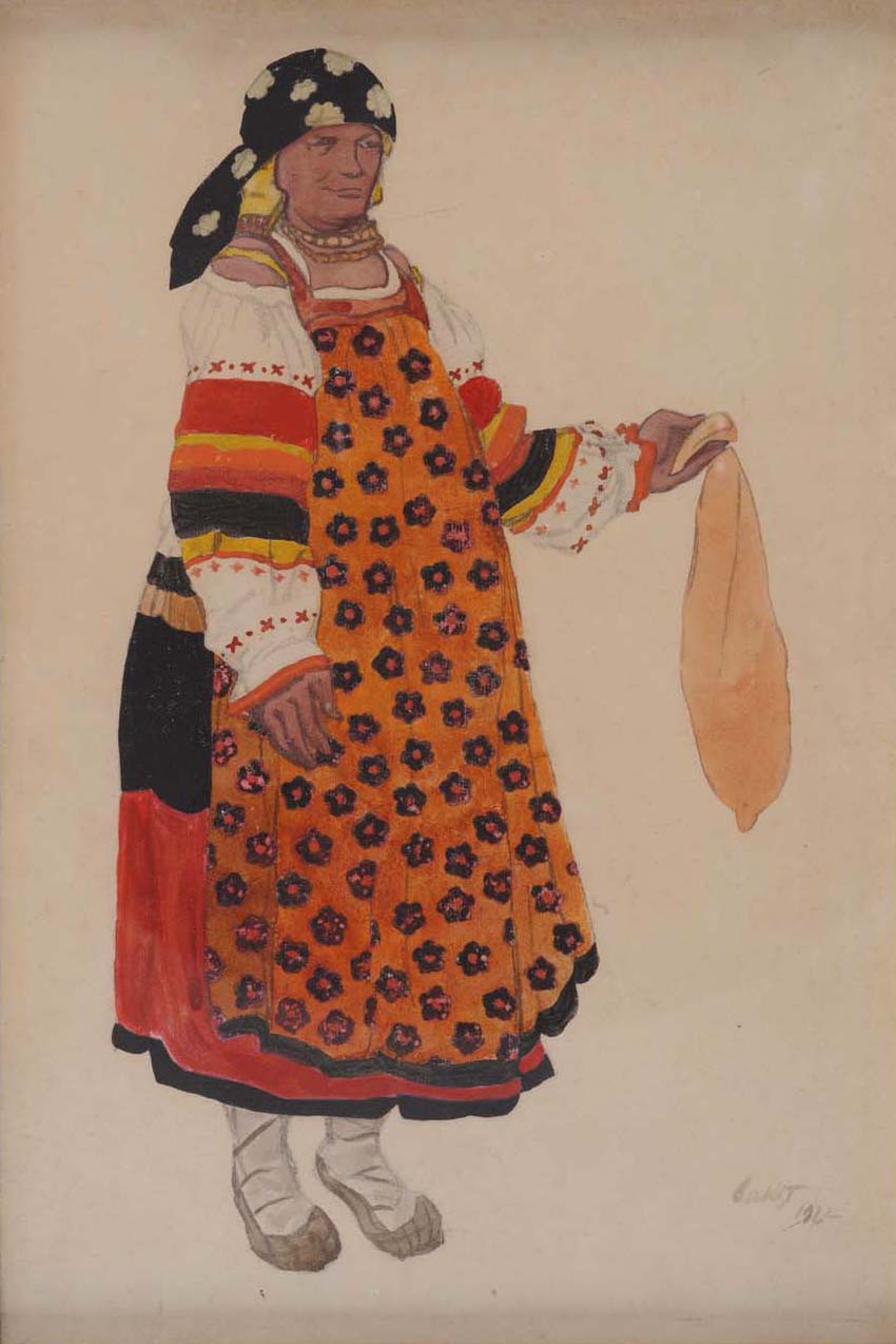 Costume Design of a Peasant Woman