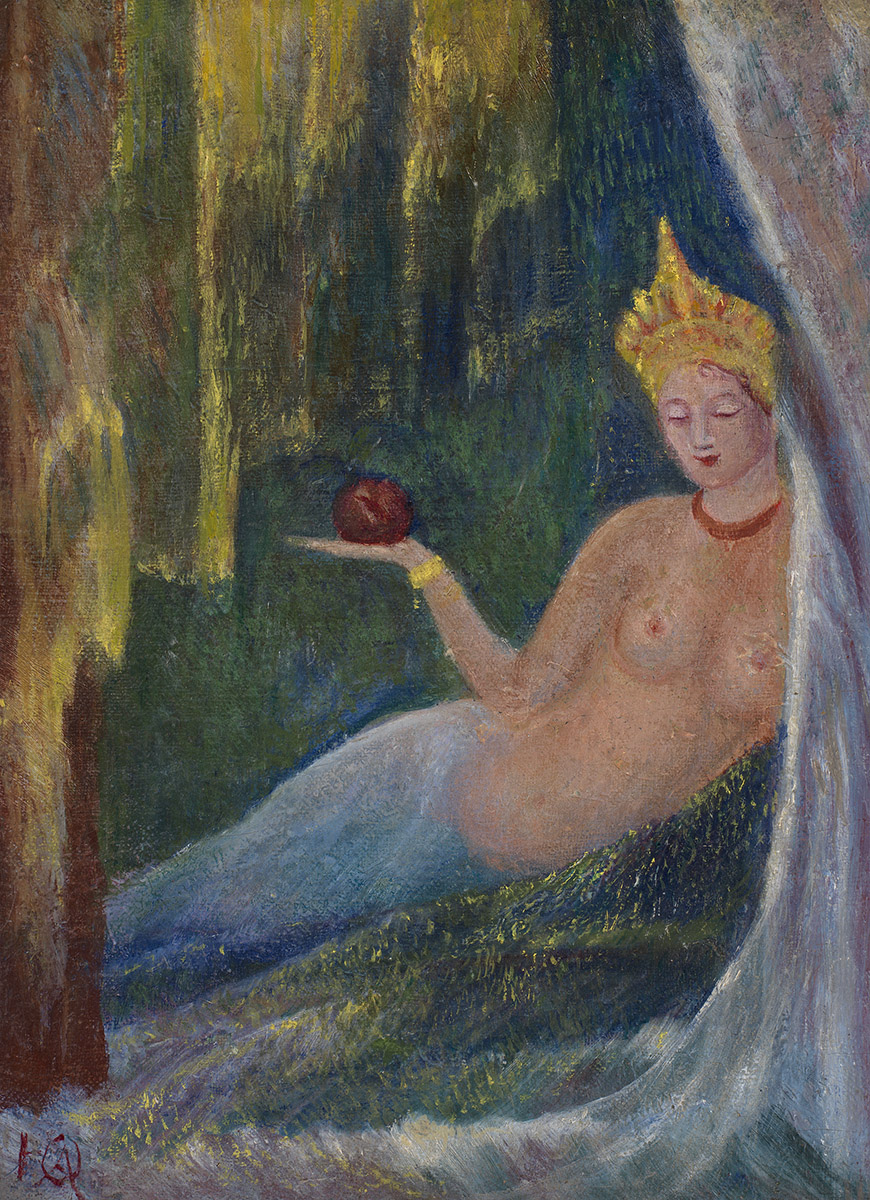 Nude with an Apple