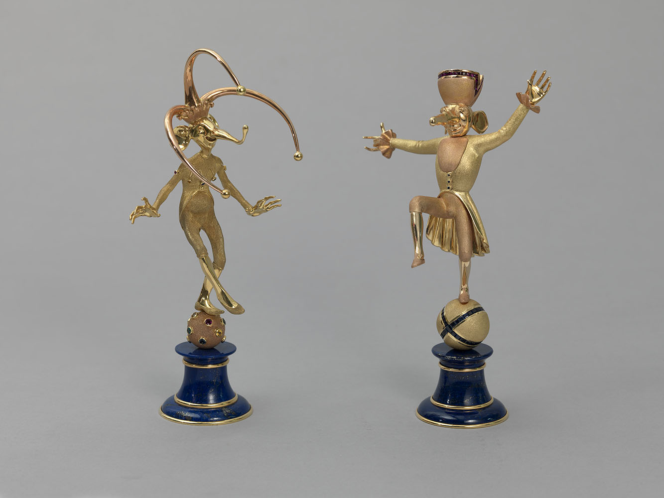 Two Figurines of Jesters from the series </i>&nbsp;Carnival of St. Petersburg