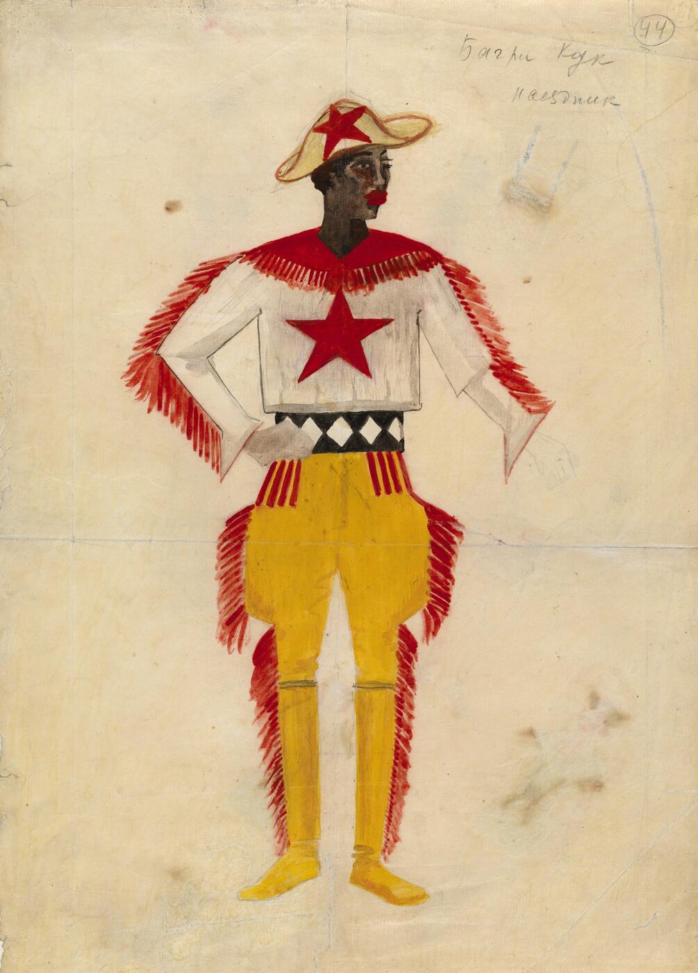 Bagri Kuk. Costume Design for the First State Circus, Moscow, 1921