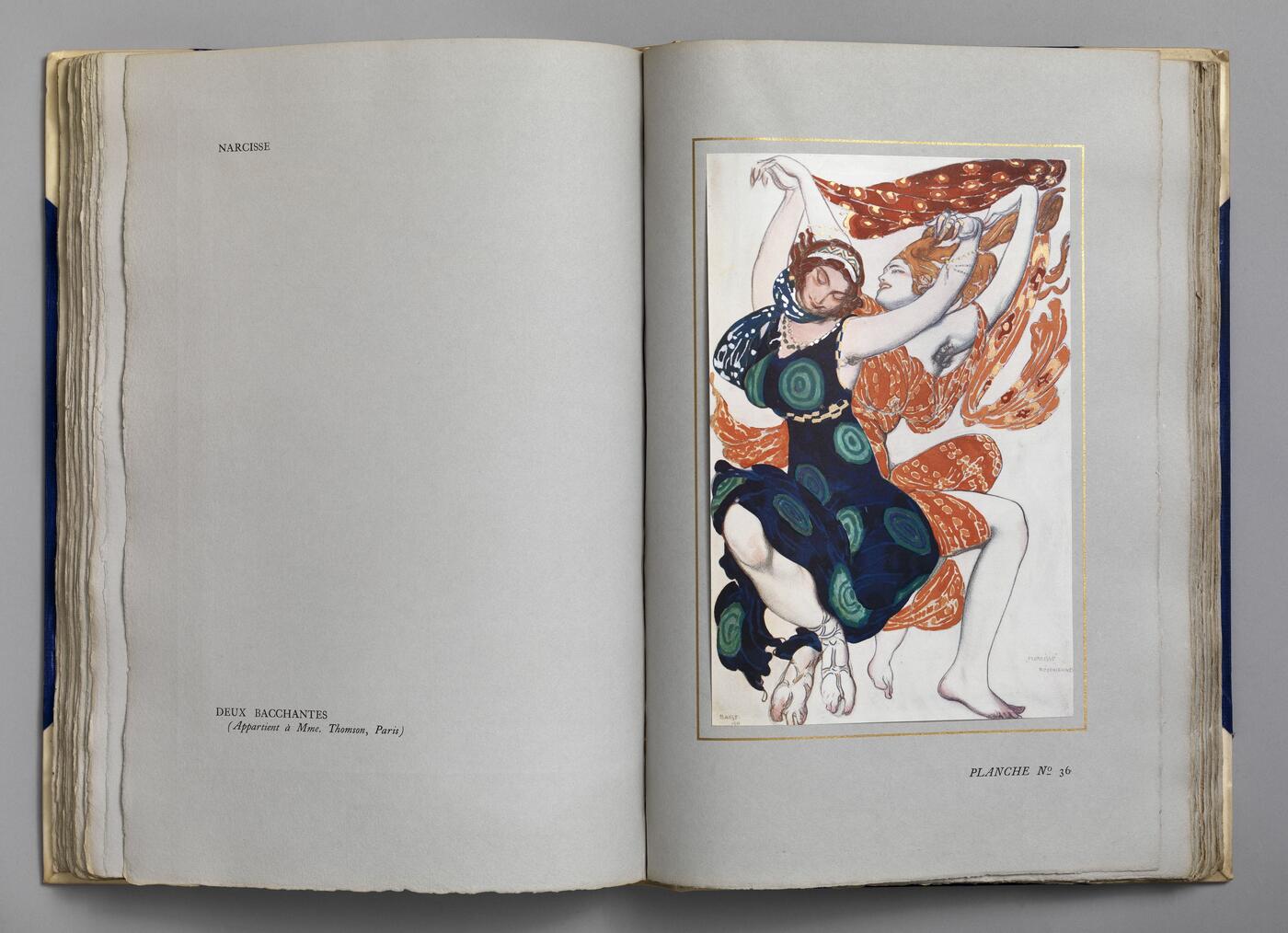 L'Art Décoratif de Léon Bakst. Essai critique par Arséne Alexandre. Notes sur les ballets par Jean Cocteau, Paris, Maurice de Brunoff, 1913.