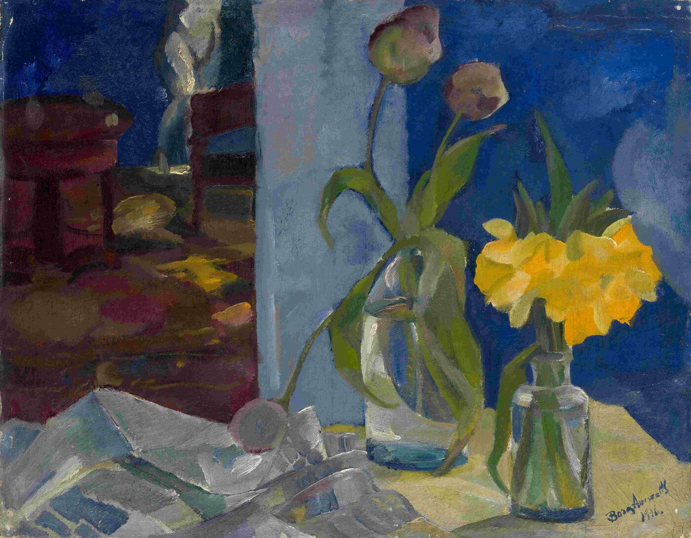 Still Life in Blue Room