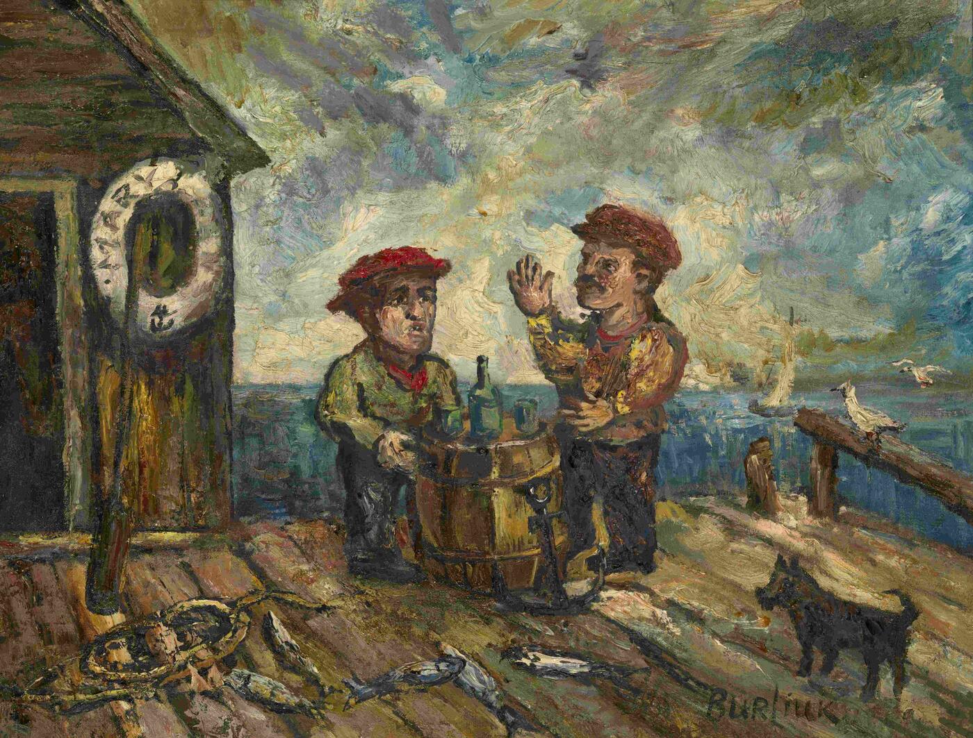 Drinking Fishermen