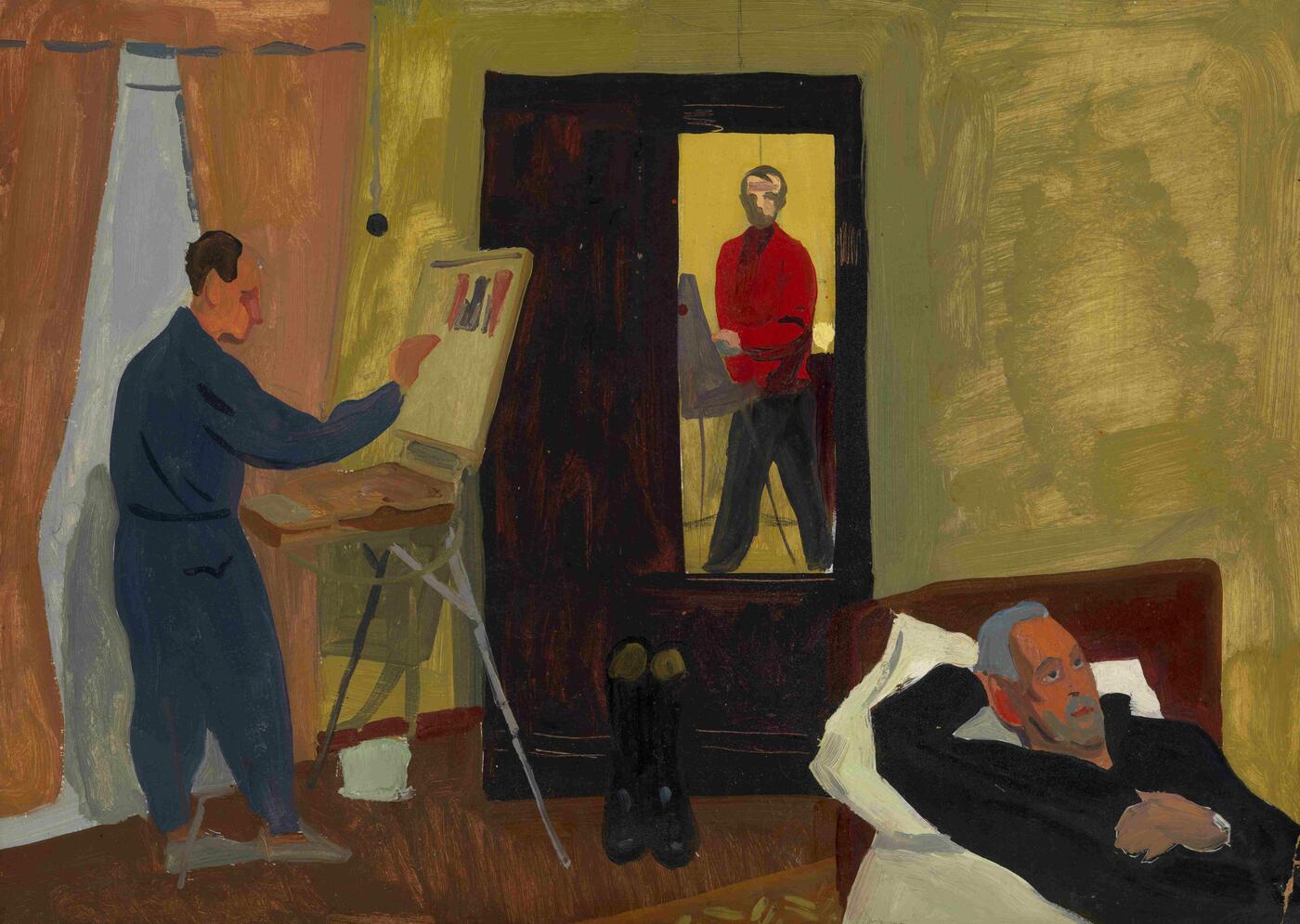 Self-Portrait of the Artist in His Studio