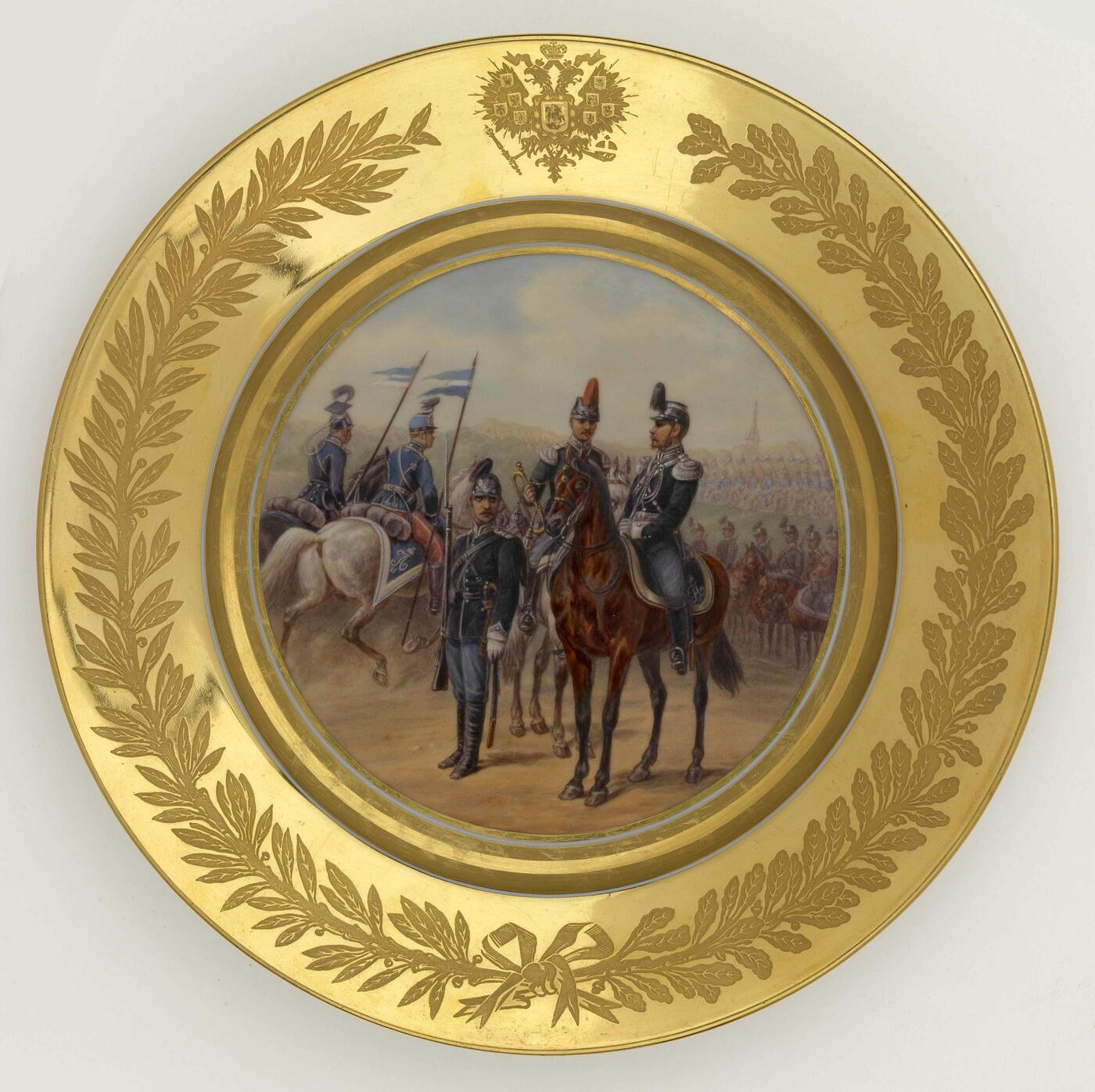 IMPERIAL PORCELAIN MANUFACTORY, ST PETERSBURG, PERIOD OF ALEXANDER III (1881-1894), DATED 1883