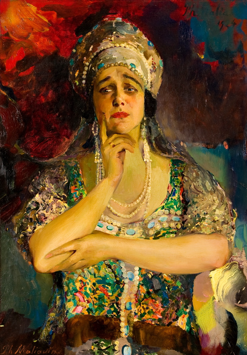Portrait of the Singer Nadezhda Plevitskaya,