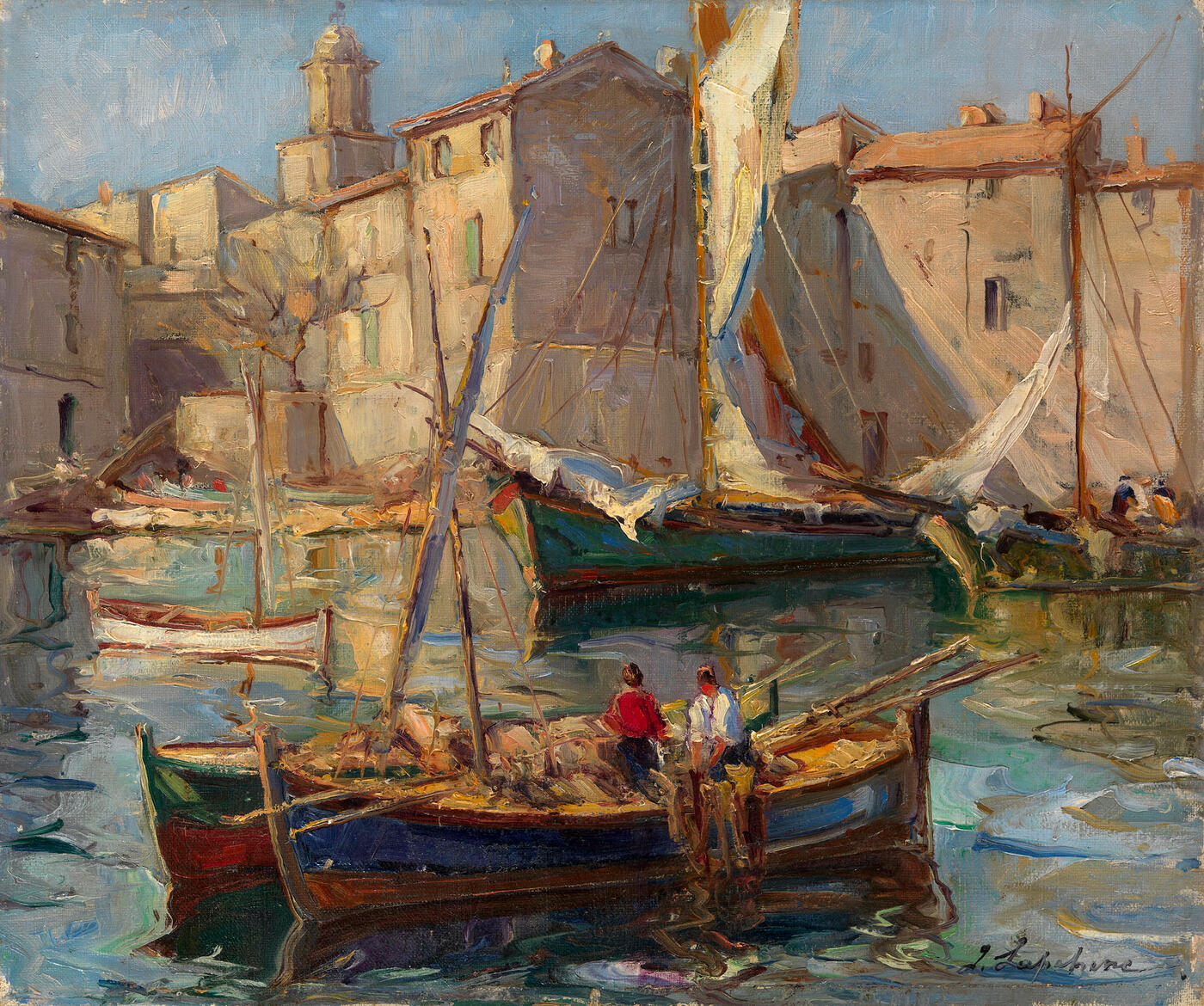 Fishing Boats in the Harbour,