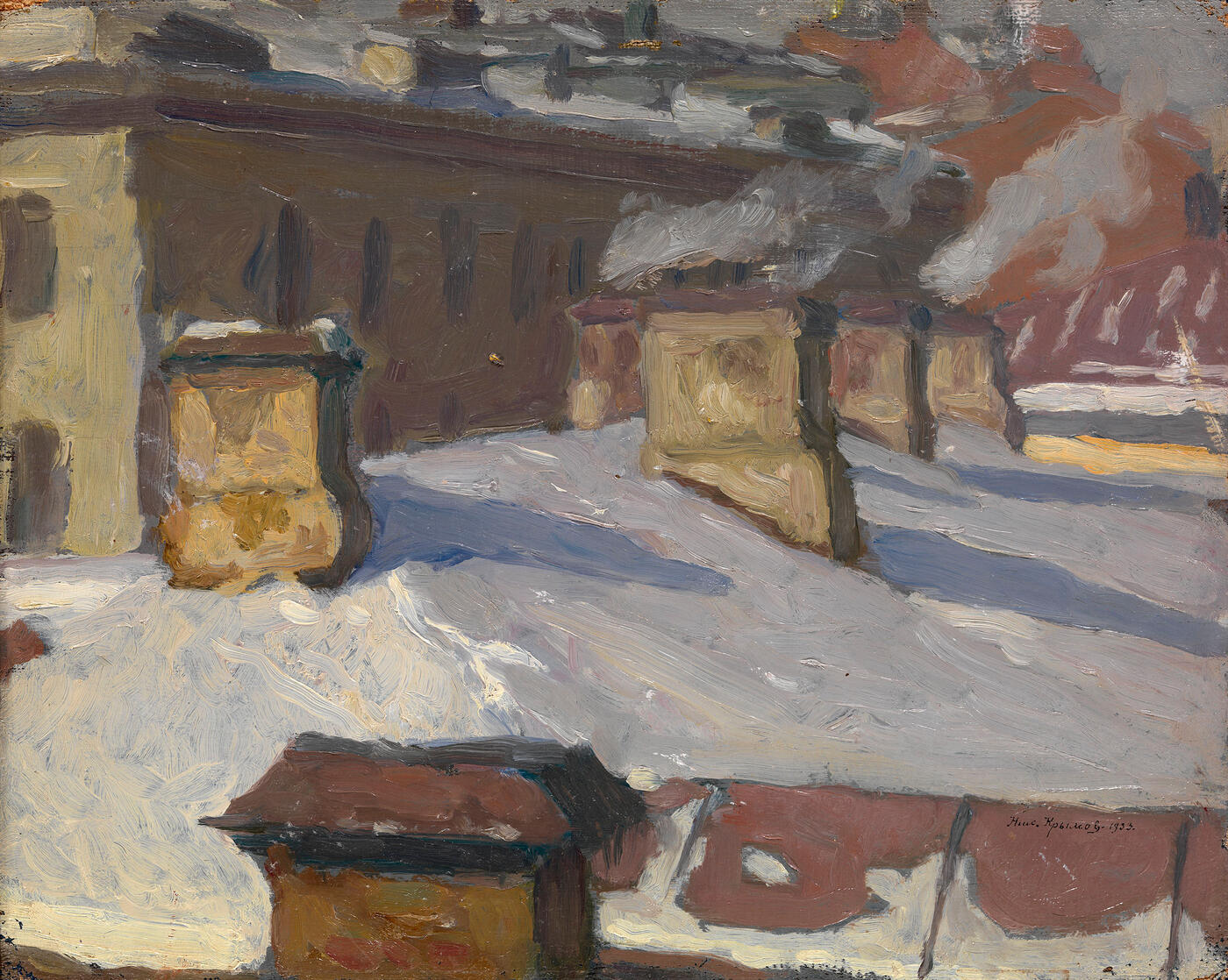 Roofs in Winter,