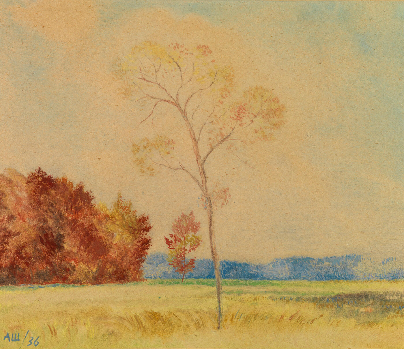 Landscape with Tree,