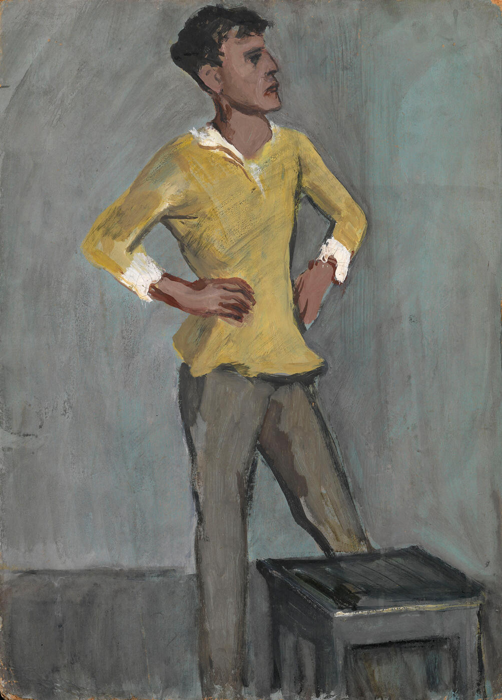 Young Man in a Yellow Shirt,