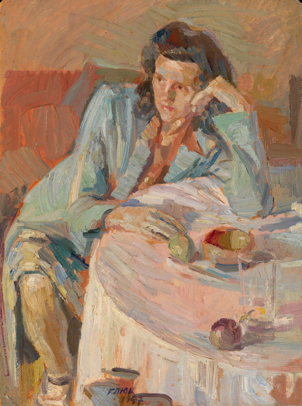 Woman in a Cafe, Uzhgorod