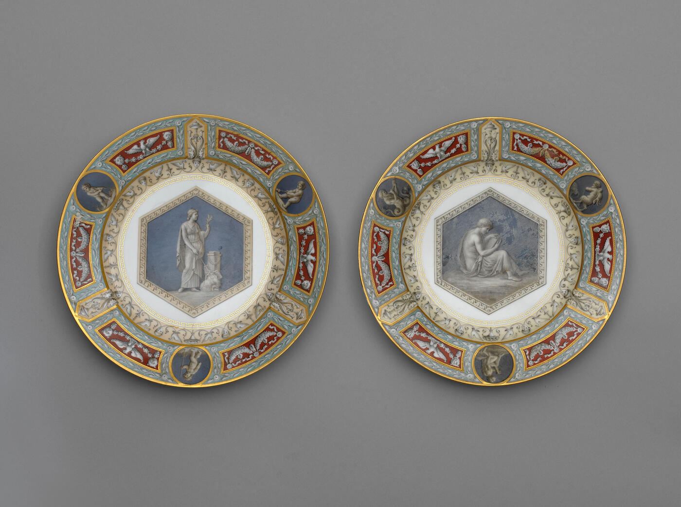 IMPERIAL PORCELAIN MANUFACTORY, PERIOD OF ALEXANDER III (1881-1894), 1885 AND 1894