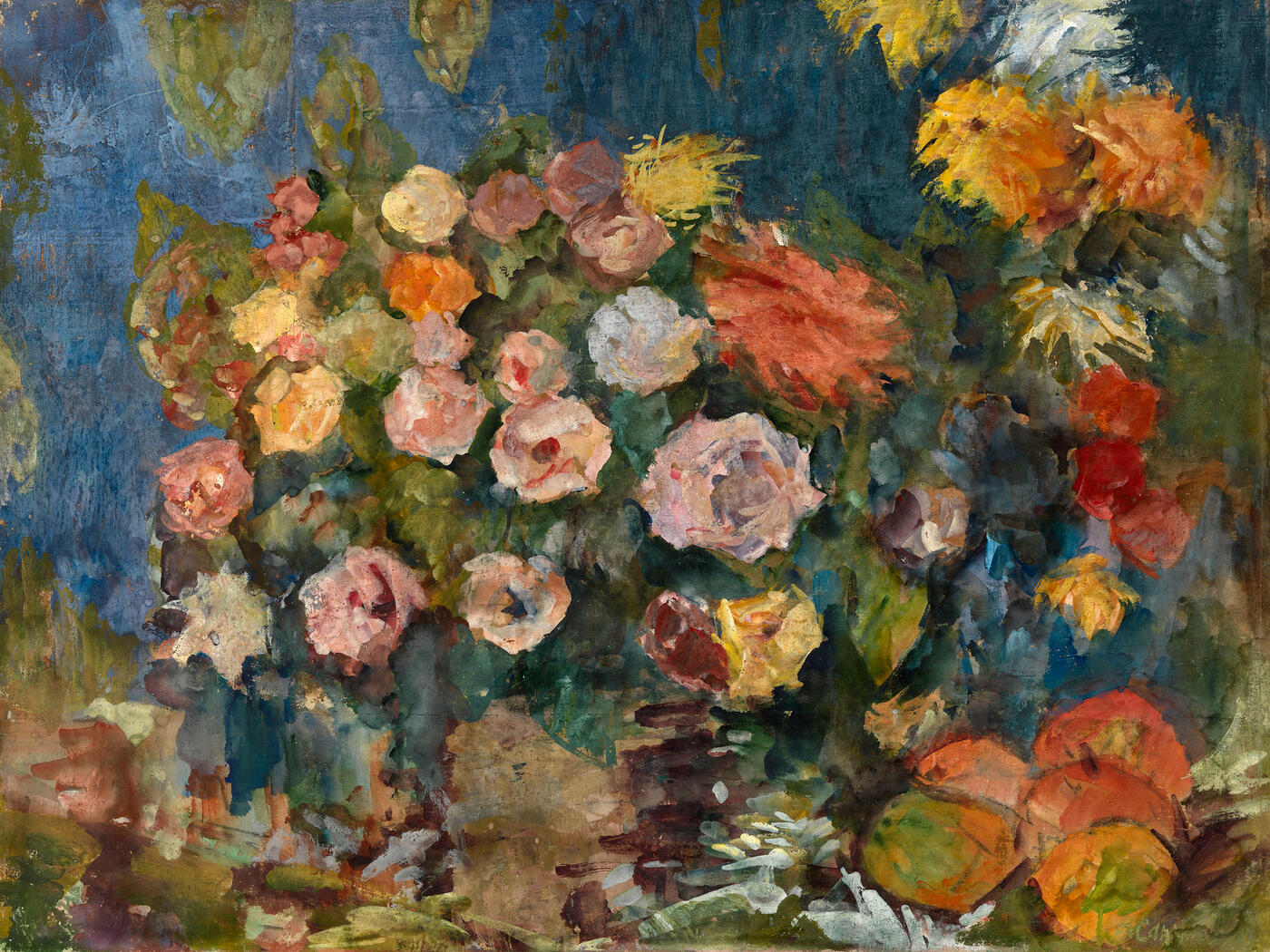 Still Life with Flowers and Fruit