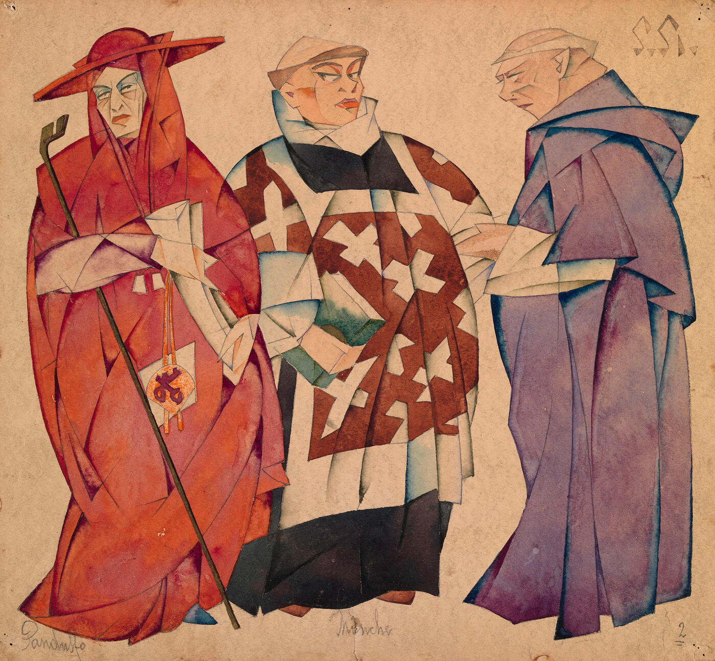 Costume Design for Three Clergymen