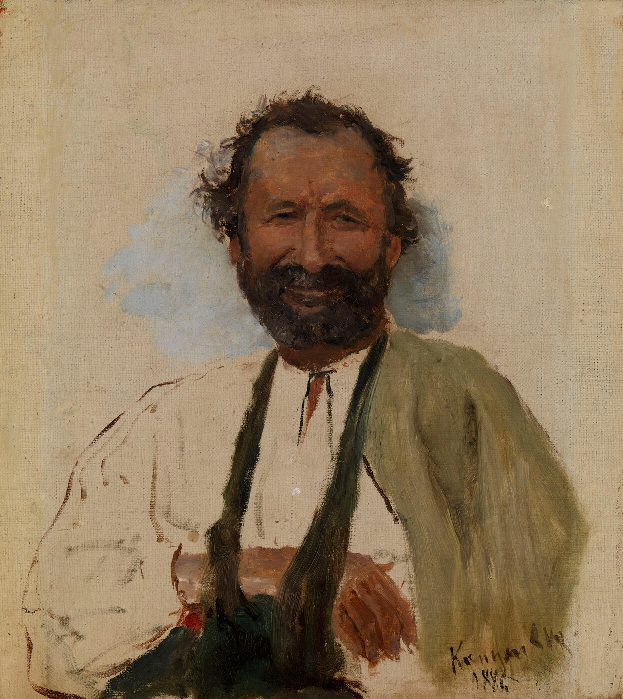 Portrait of a Man with His Arm in a Sling