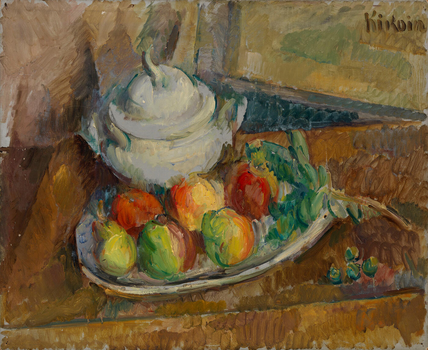Still Life with Fruits and a Pot