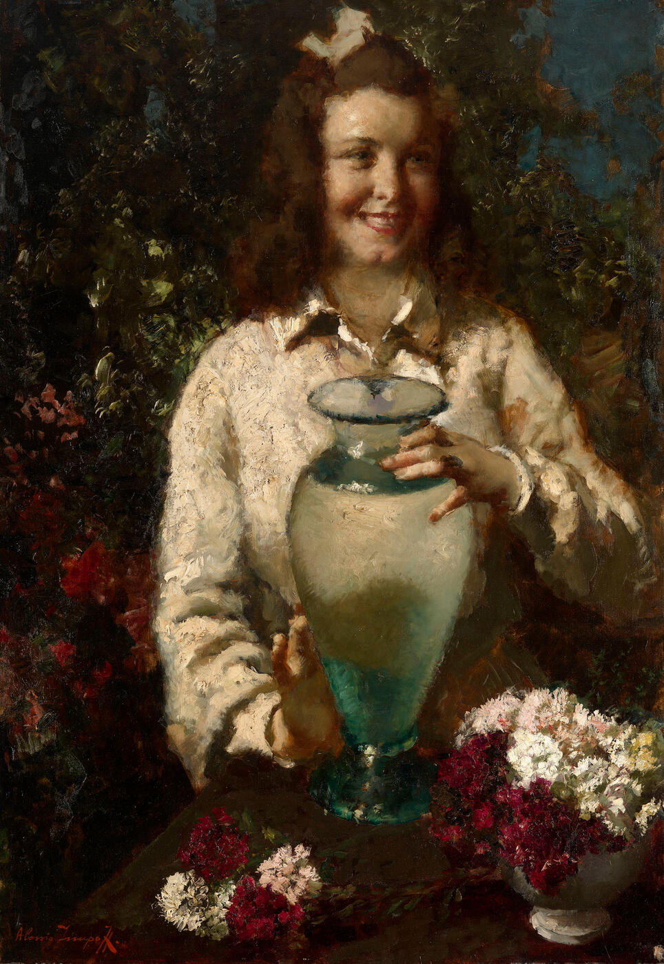 Girl with a Vase