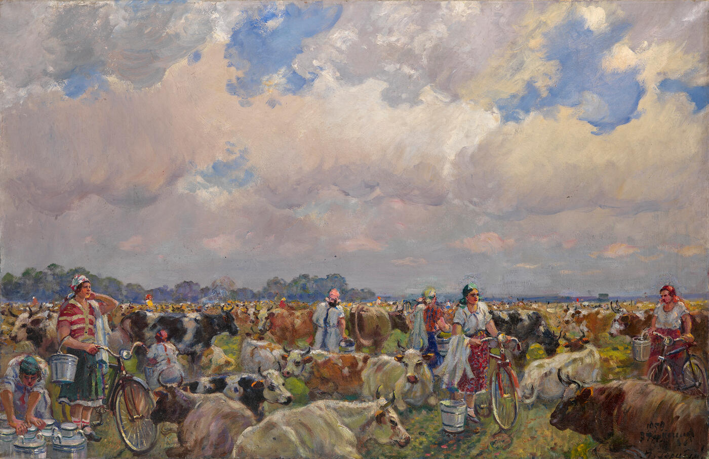 Herd on the Collective Farm