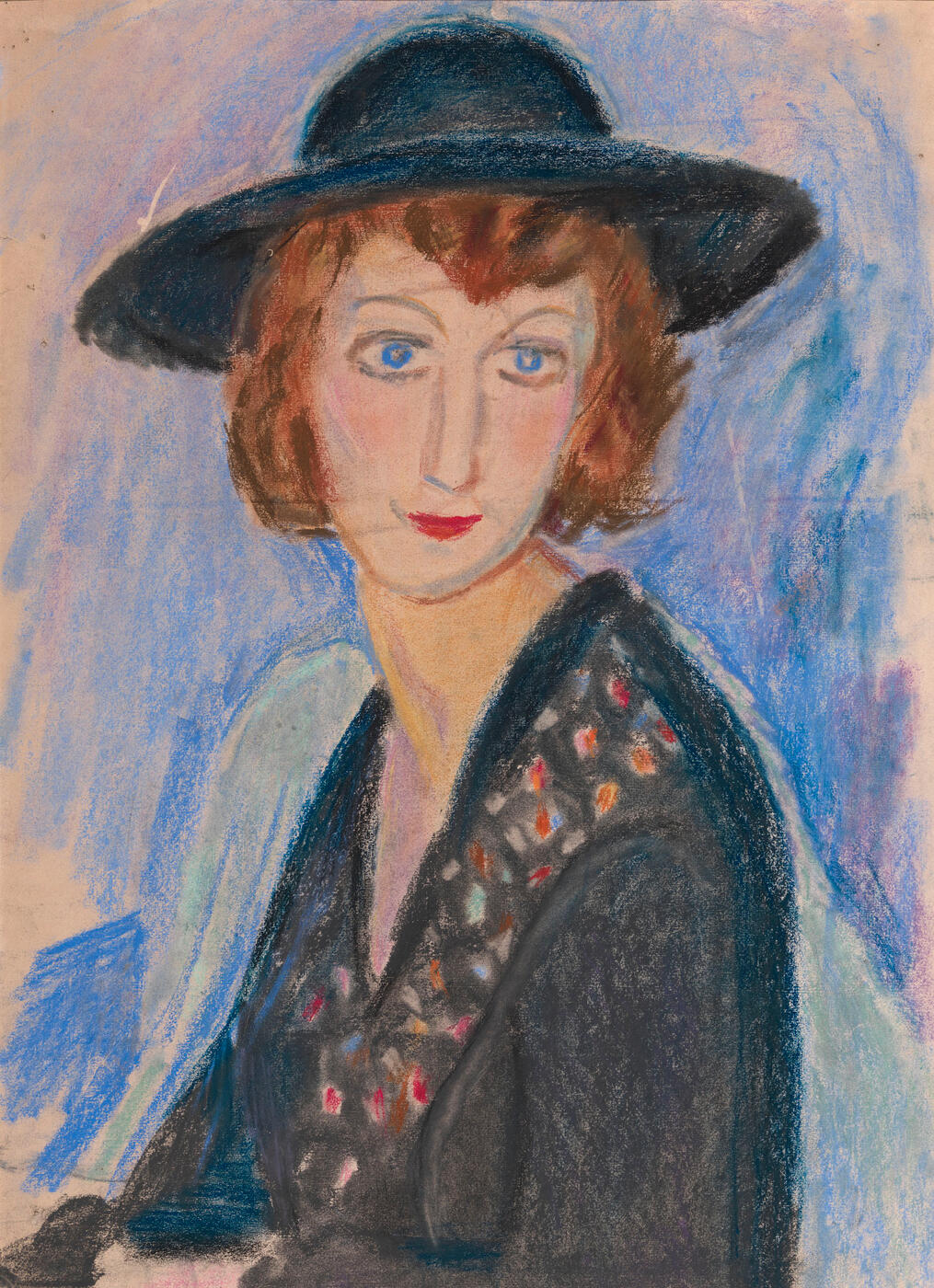 Portrait of a Lady in a Hat.