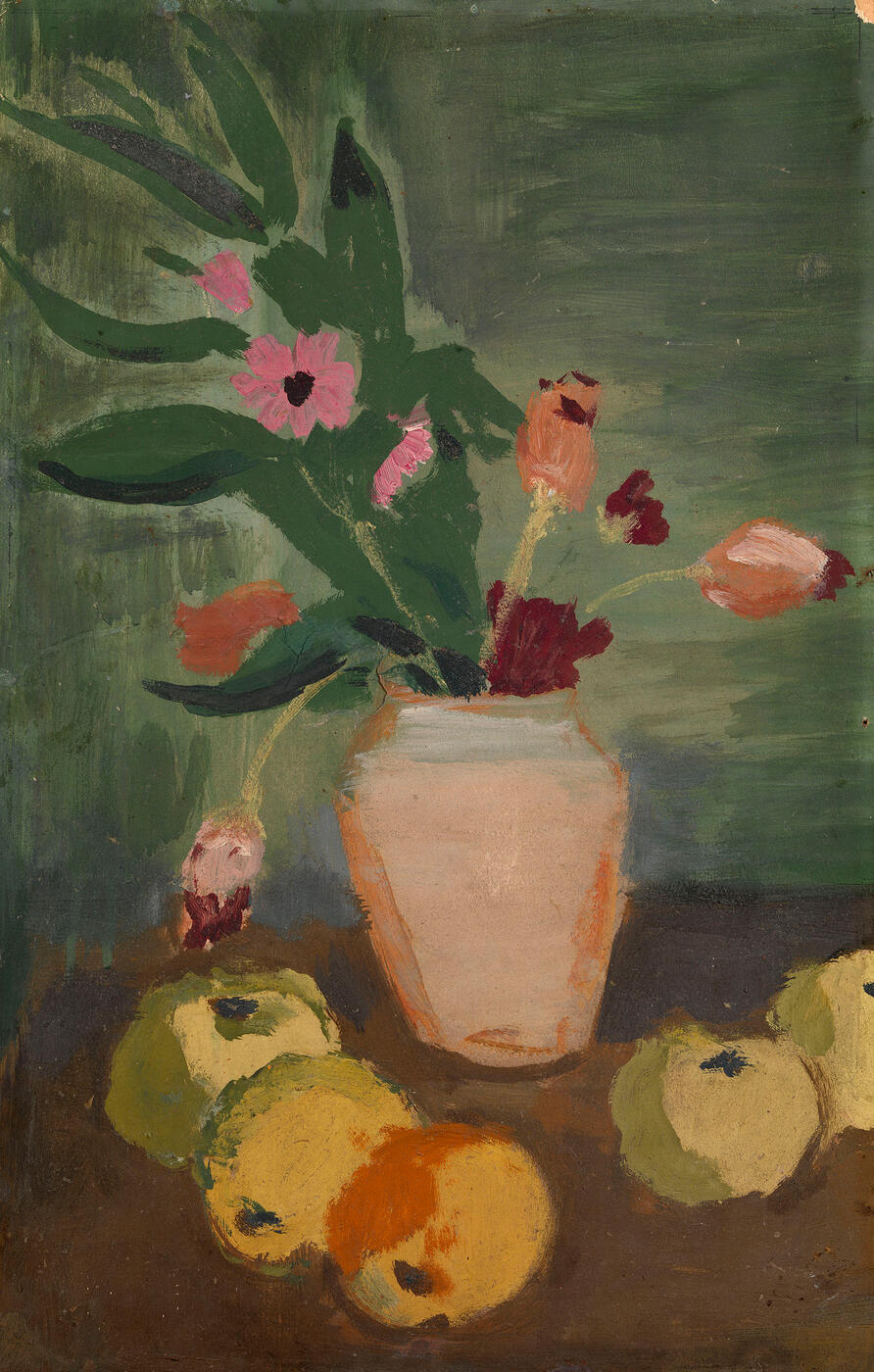 Still Life with Flowers and Apples.