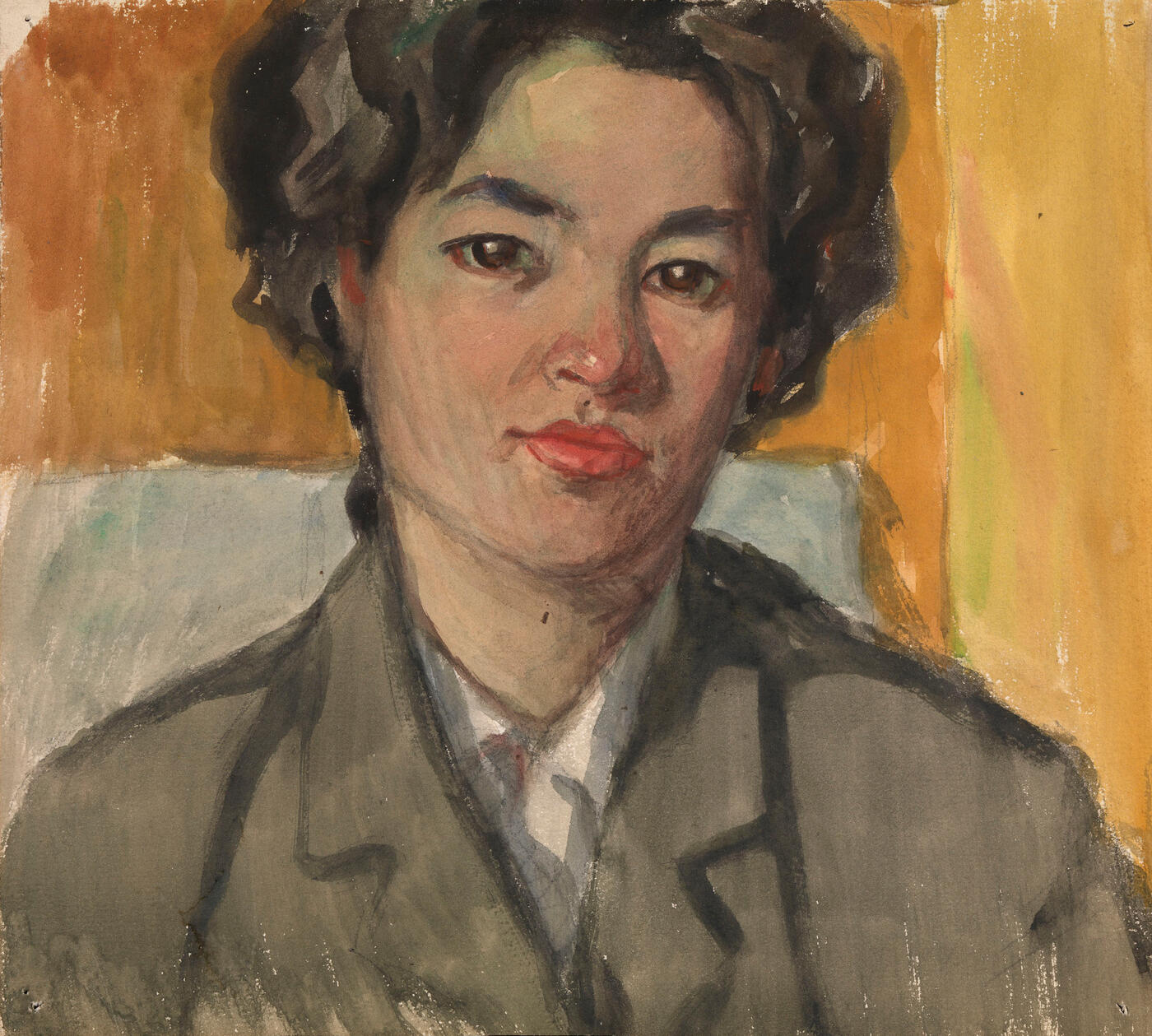 Portrait of the Artist’s Wife Nadezhda Psishcheva.