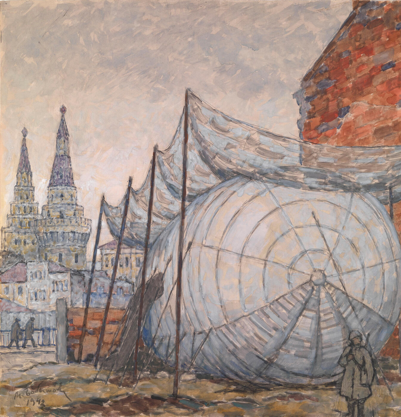 Barrage Balloon, from the Series "Moscow During the Days of Victory"