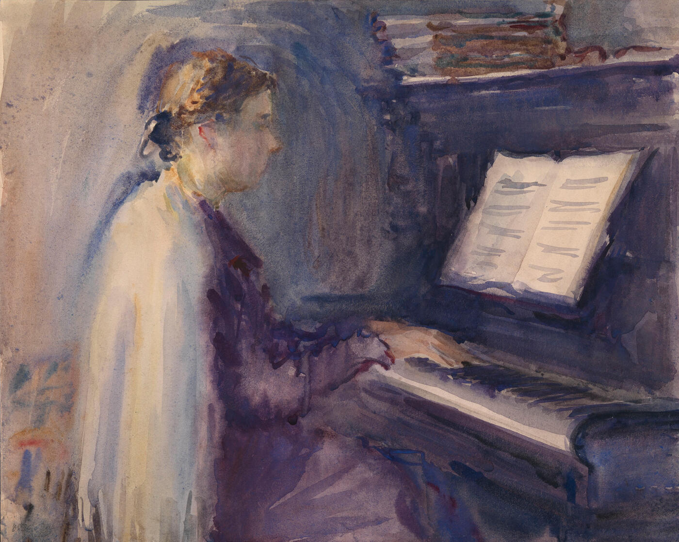 The Artist's Daughter at the Piano