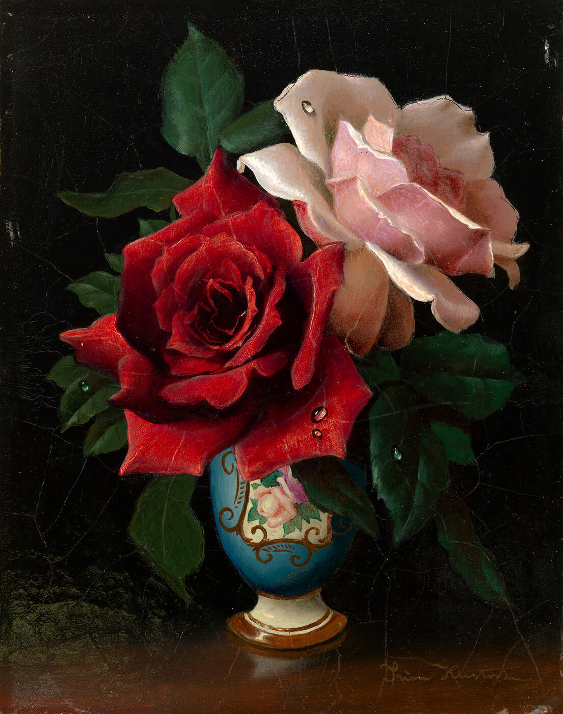 Red and Pink Roses
