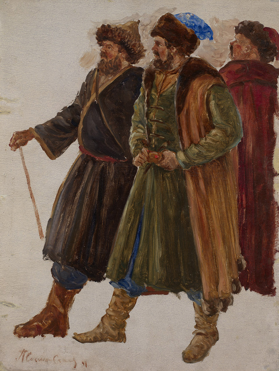 A Study for Ivan the Terrible in Livonia